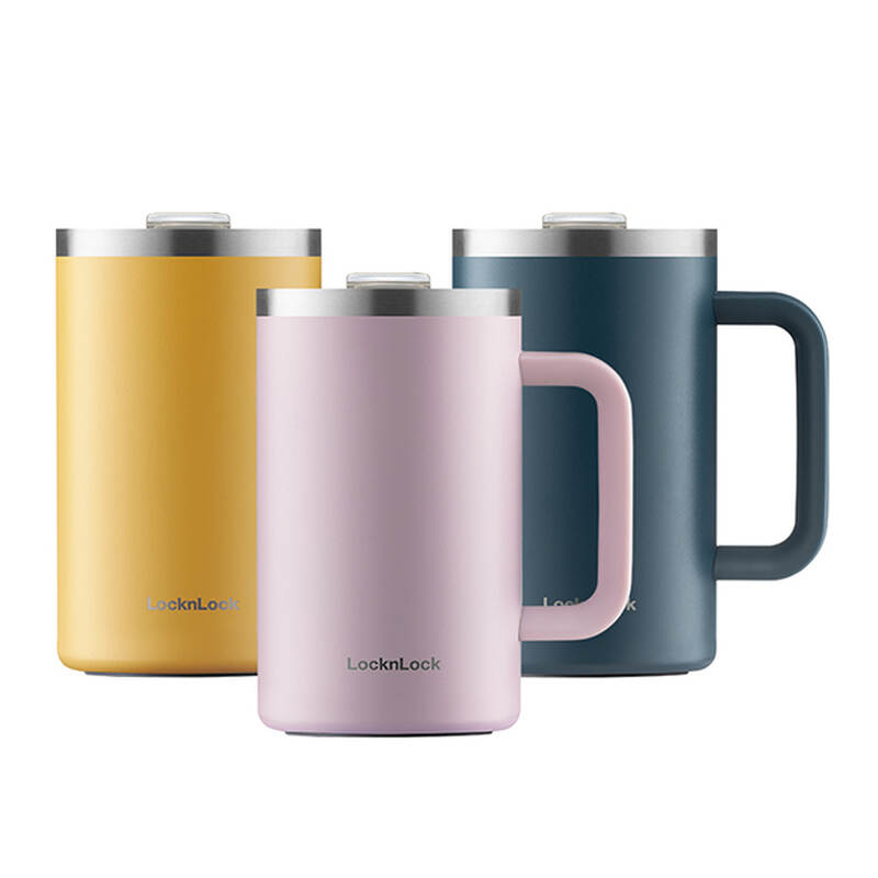 [Bộ Đôi Hè Xịn – Giảm thêm 10% Với Mã LHC4322] Ca Nước Giữ Nhiệt LocknLock Flat Table Mug 730ml - 3 màu (Xanh Cổ Vịt, Tím, Vàng) - LHC4320 image number null