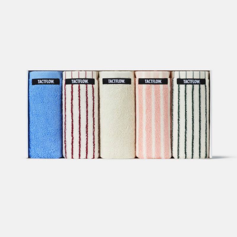 Bộ khăn TACTFLOW 5 chiếc &ndash; Phối m&agrave;u &ndash; TFH112FIVECOLORMIX, , large image number null