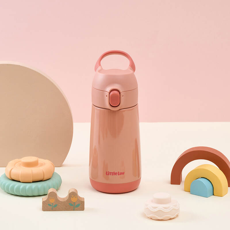 B&igrave;nh Giữ Nhiệt Trẻ Em LocknLock Little Luv Switch Cap 2 m&agrave;u 380ml- LHC918 image number null