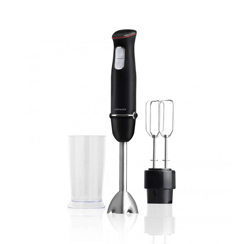 Máy Xay Cầm Tay Đa Năng Multi - Purpose 2 In 1 Hand Blender, 220 - 240V, 50/60Hz, 1000W - Màu Đen - LocknLock - EJM516BLK, , large image number null