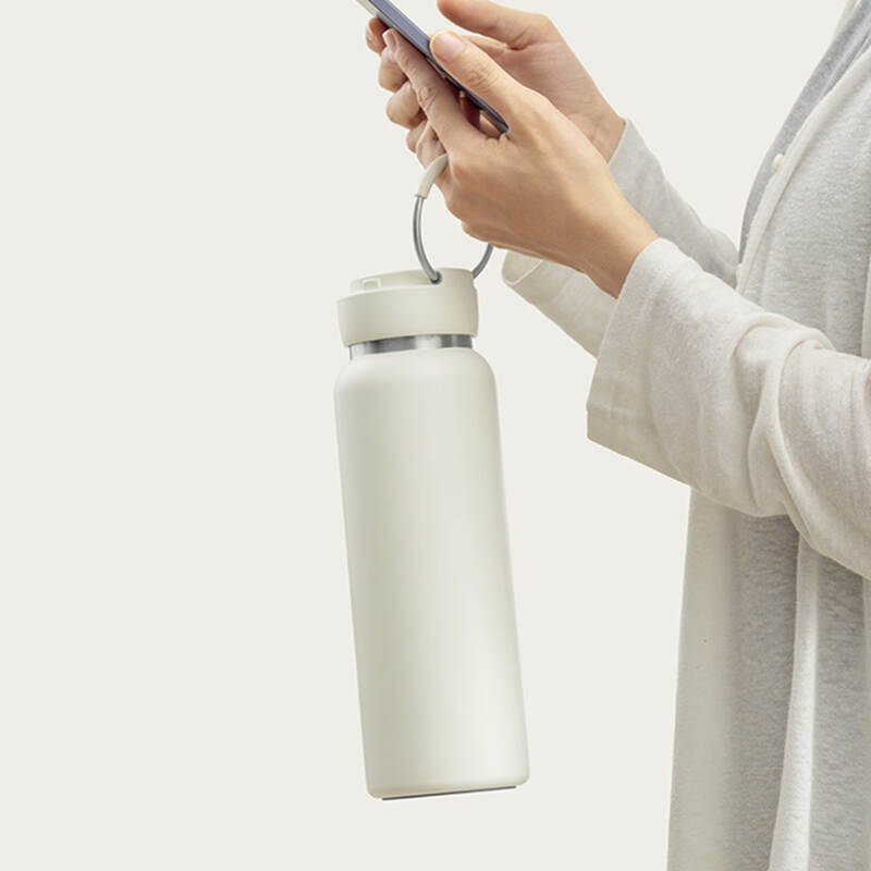 Bình Giữ Nhiệt LocknLock Sling Ring Tumbler 650Ml - 3 Màu (Ngà, Tím Nhạt, Mint) - LHC4321 image number null