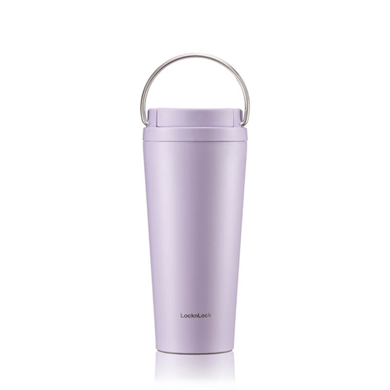Bình giữ nhiệt LocknLock Bucket One Touch 550ml, 3 màu (Xanh lá, Xanh da trời, Tím) – LHC3345 image number null