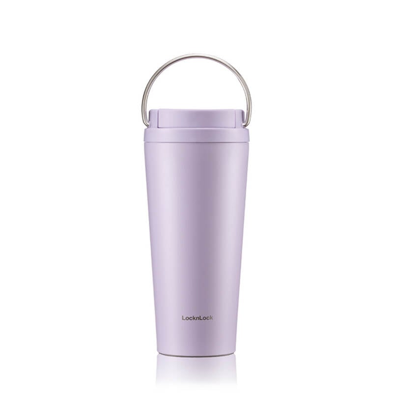 Bình giữ nhiệt LocknLock Bucket One Touch 550ml, 3 màu (Xanh lá, Xanh da trời, Tím) – LHC3345 image number null