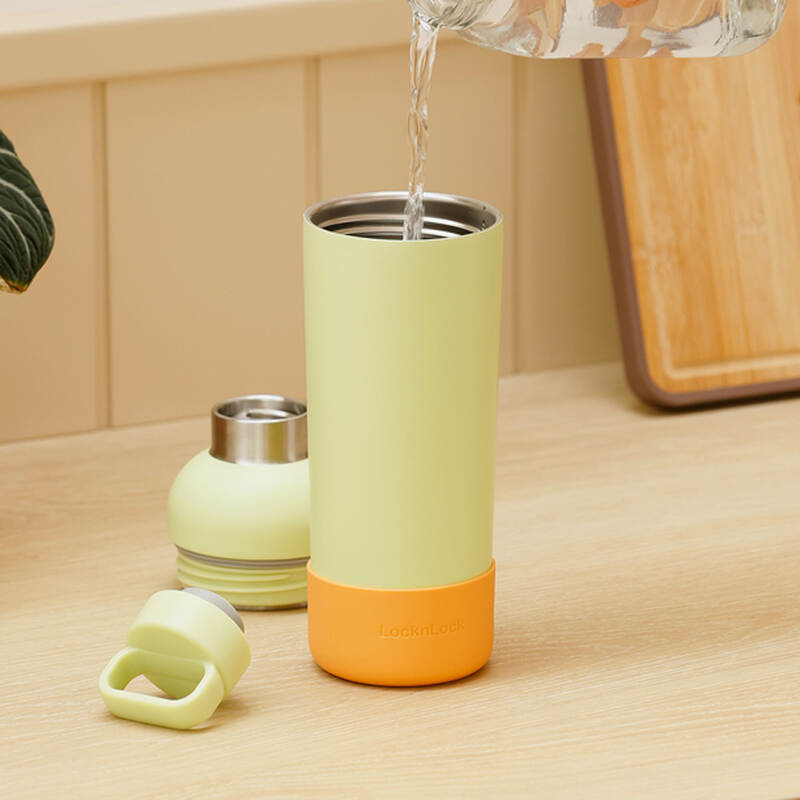 LocknLock Balance Fit Tumbler 700ml capacity made of stainless steel - 3 Colors (Green, Purple, Navy) - LHC4400 image number null