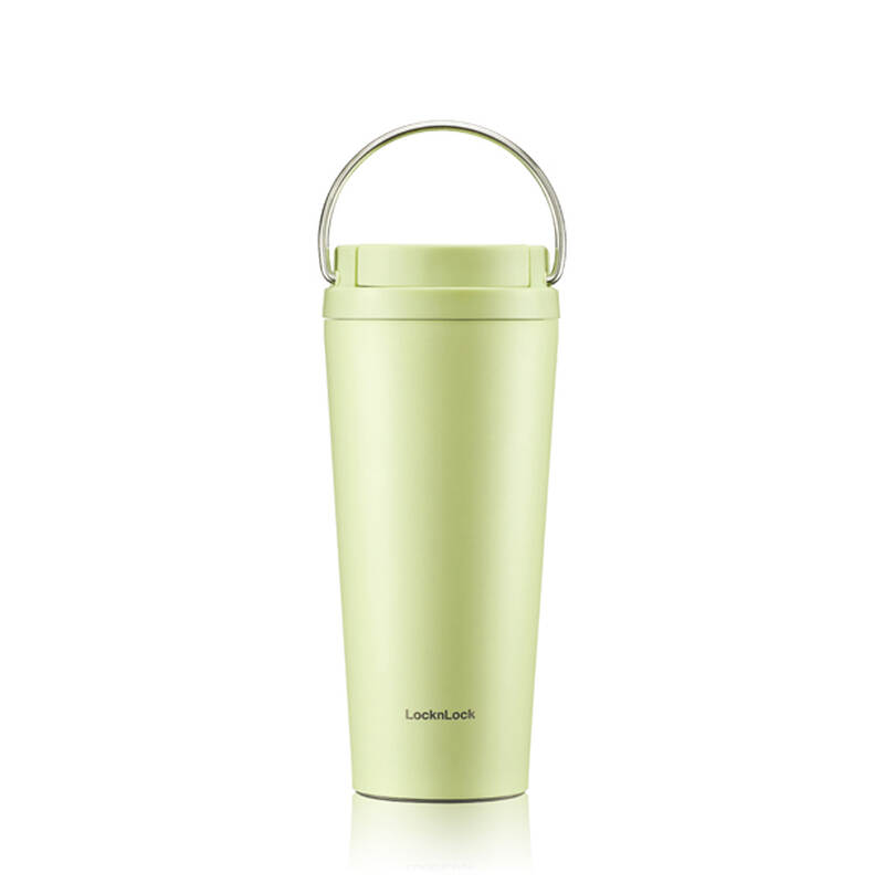 Bình giữ nhiệt LocknLock Bucket One Touch 550ml, 3 màu (Xanh lá, Xanh da trời, Tím) – LHC3345 image number null