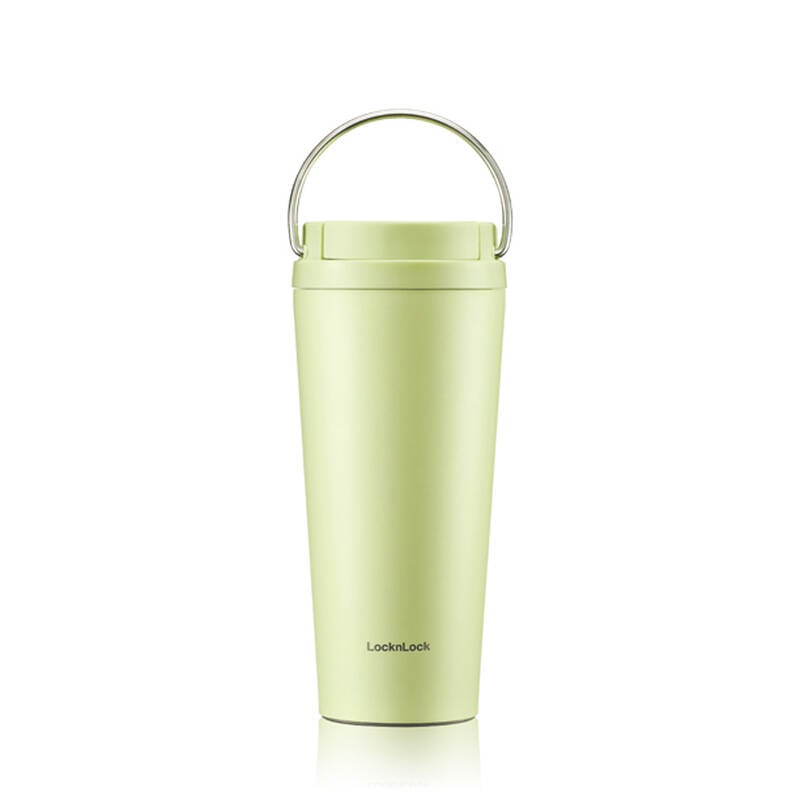 Bình giữ nhiệt LocknLock Bucket One Touch 550ml, 3 màu (Xanh lá, Xanh da trời, Tím) – LHC3345 image number null