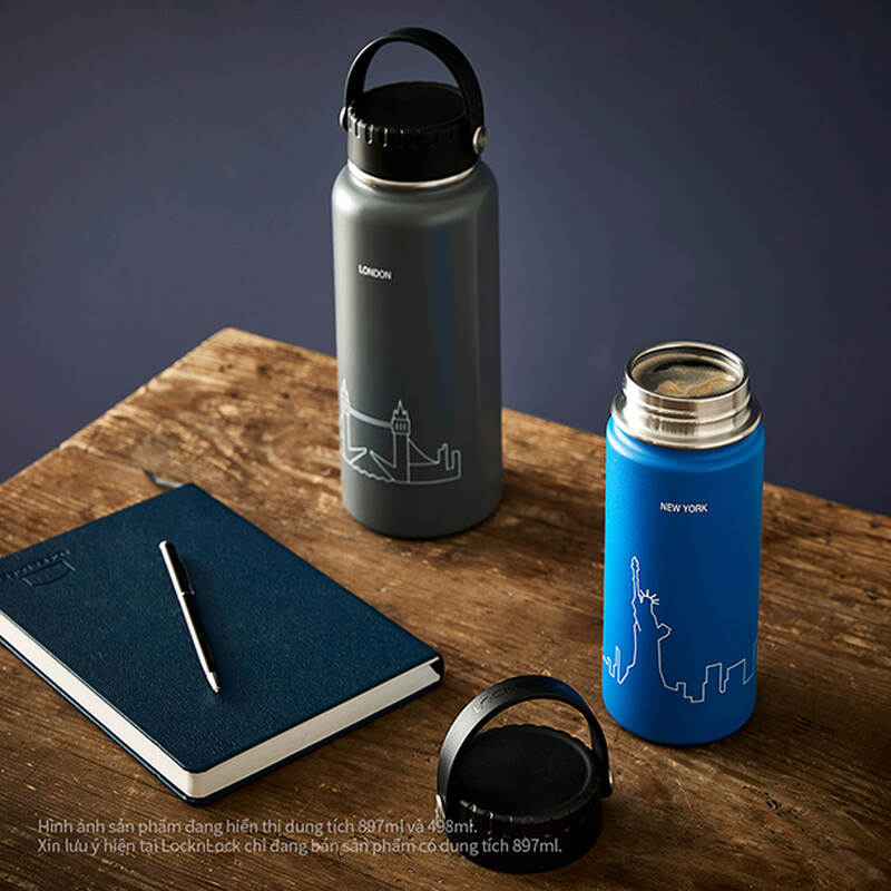 Bình Giữ Nhiệt LocknLock Bằng Thép Không Gỉ Riga Tumbler 897ml - LHC4160 image number null