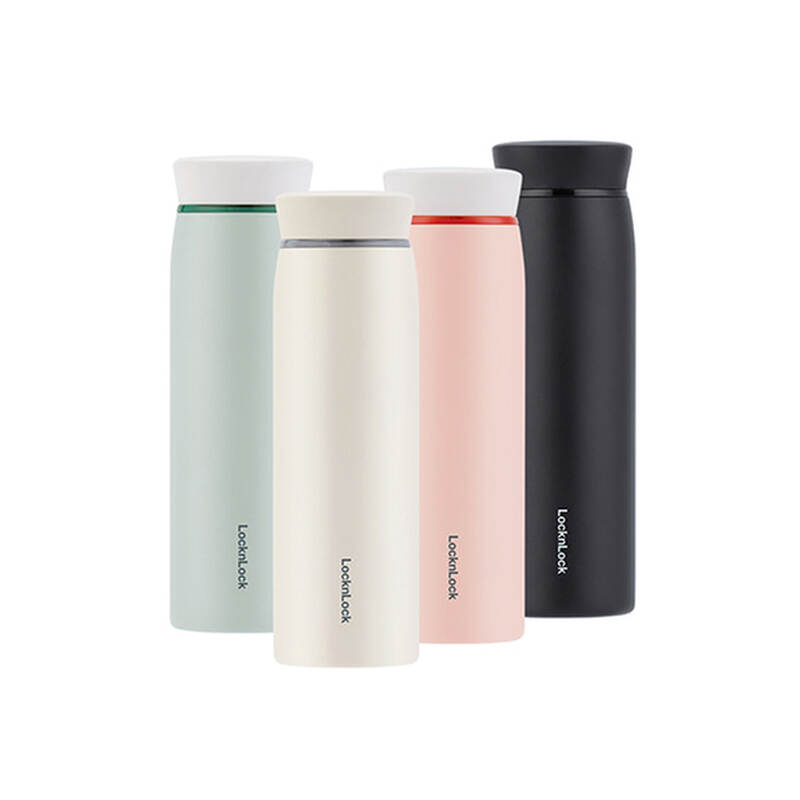 Bình Giữ Nhiệt LocknLock Feather Light Ring 460Ml - 4 Màu (Ngà, Mint, Hồng, Đen) - LHC4244 image number null
