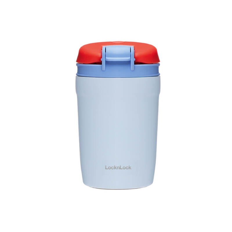 Bình giữ nhiệt LocknLock Dual One Touch Tumbler 320ml - 4 màu (Tím, Xanh Mint, Hồng, Vàng) - LHC3276 image number null