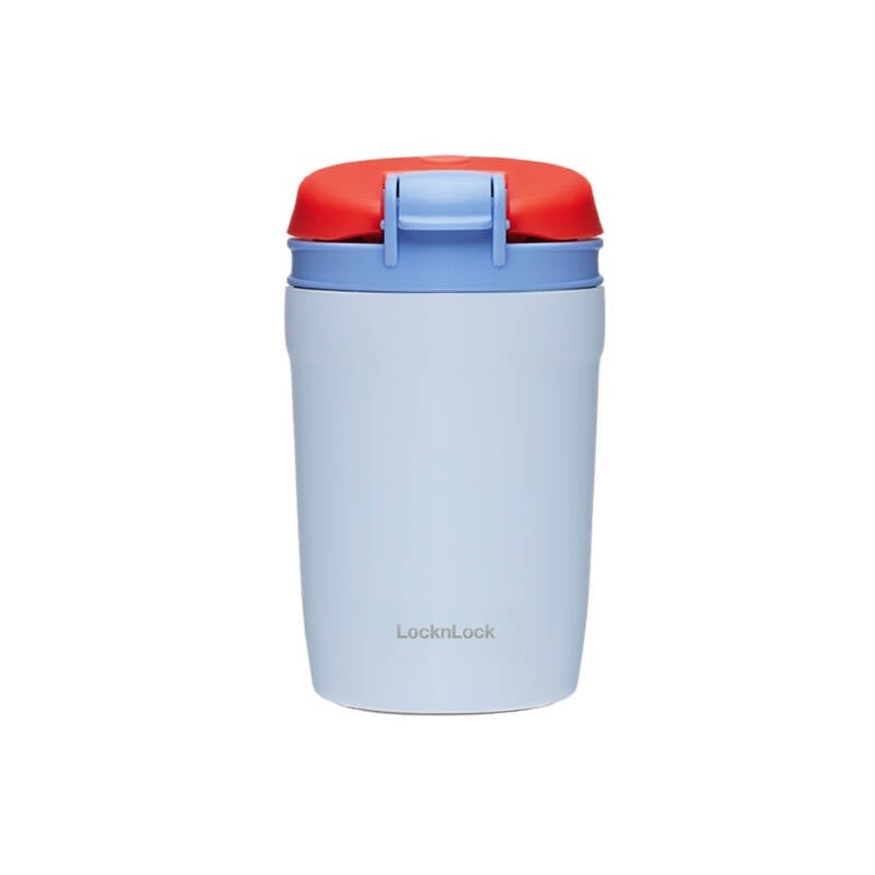 Bình giữ nhiệt LocknLock Dual One Touch Tumbler 320ml - 4 màu (Tím, Xanh Mint, Hồng, Vàng) - LHC3276 image number null