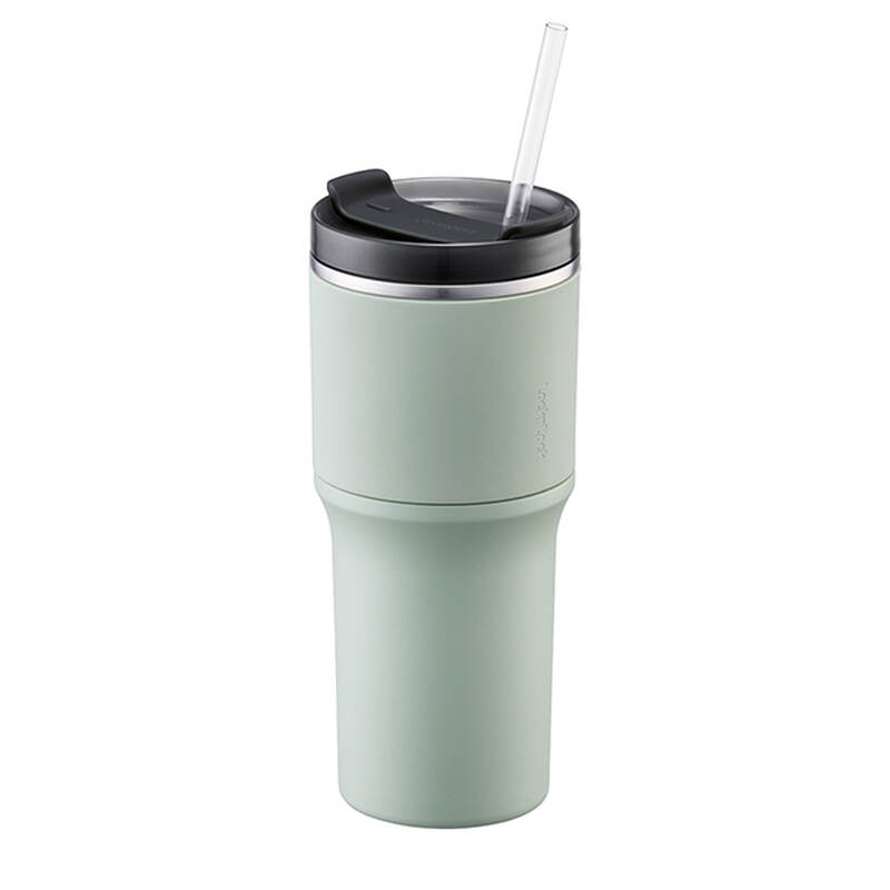 B&igrave;nh Giữ Nhiệt Lock&Lock Metro Drive 650ml K&egrave;m Ống H&uacute;t V&agrave; Cọ Rửa - 3 M&agrave;u (X&aacute;m, Xanh Mint, Trắng) - LHC4277 image number null