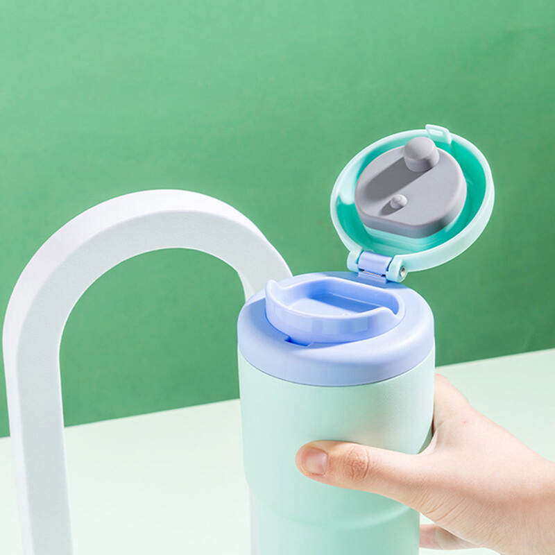 Bình Giữ Nhiệt LocknLock Daily Macaron Tumbler 480Ml - 6 Màu (Xanh, Tím, Hồng, Vàng, Ngà SH1, Ngà SH2) LHC3292 image number null