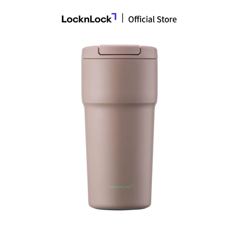 B&igrave;nh giữ nhiệt LocknLock One-touch Ceramic Tumbler LHC4130 th&eacute;p kh&ocirc;ng g&igrave; SUS304 phủ sứ b&ecirc;n trong 550ml - 4 m&agrave;u image number null