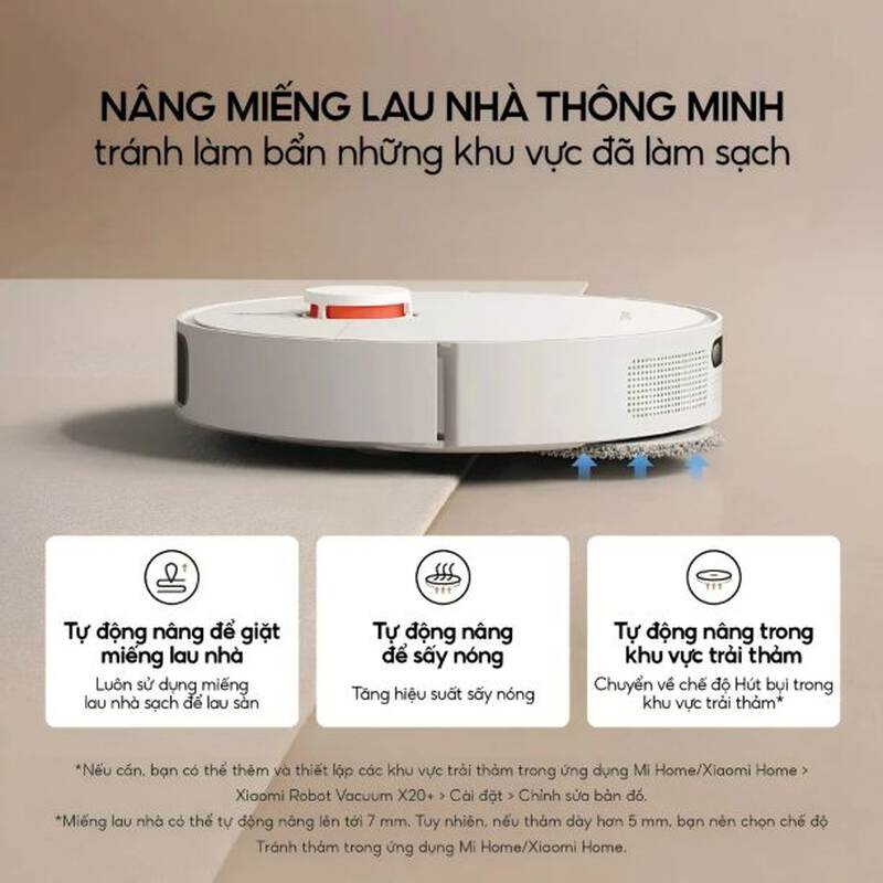 M&aacute;y h&uacute;t bụi (Vacuum) XM Robot Vacuum X20+ EU, , large image number null