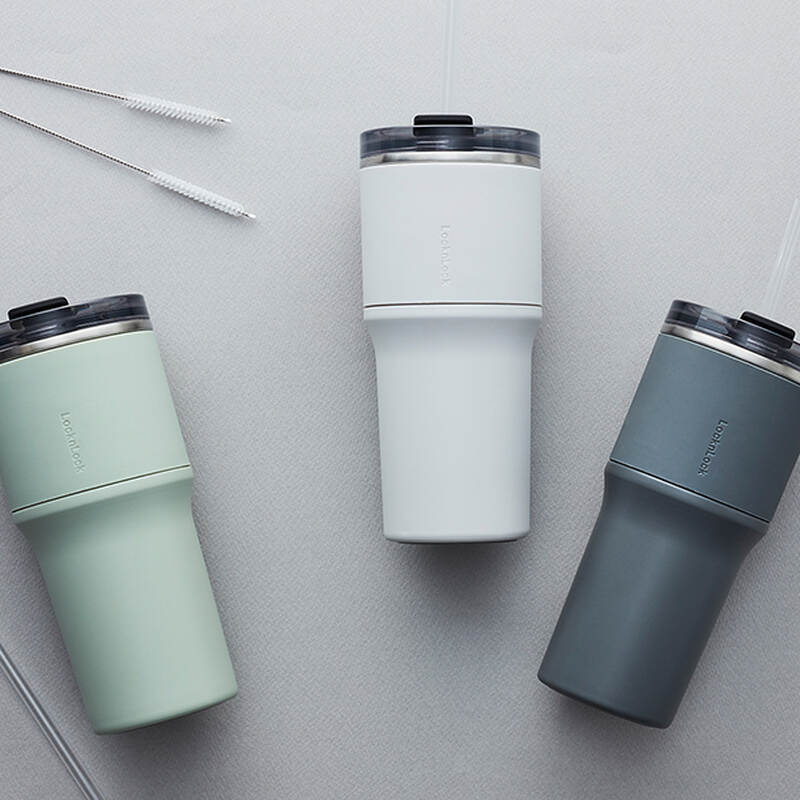 Bình Giữ Nhiệt Lock&Lock Metro Drive 650ml Kèm Ống Hút Và Cọ Rửa - 3 Màu (Xám, Xanh Mint, Trắng) - LHC4277 image number null