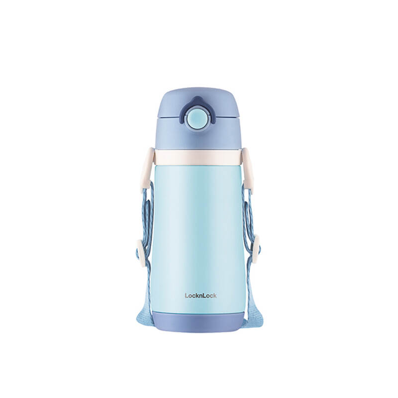 B&igrave;nh Giữ Nhiệt Cho Trẻ Em LocknLock Cozy Kids Straw Tumbler 330Ml - 2 M&agrave;u (Xanh Dương, Hồng) - LHC4236 image number null