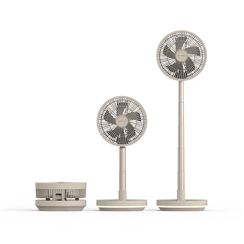Quạt sạc điện gấp gọn Jenniferoom Foldable fan 8W, 8000mAh - Màu be JRL-FF085COM, , large image number null