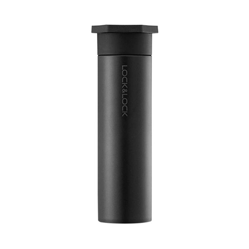 Bình Giữ Nhiệt LocknLock Hero Bằng Thép Không Gỉ 350Ml - Màu Đen - LHC4111B, , large image number null