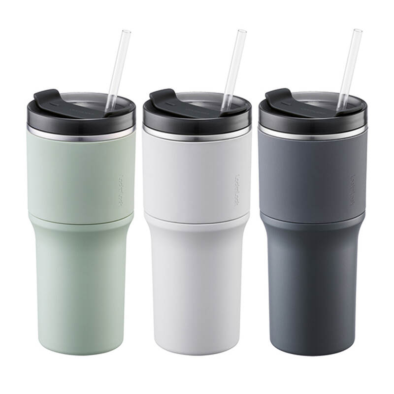 Bình Giữ Nhiệt Lock&Lock Metro Drive 650ml Kèm Ống Hút Và Cọ Rửa - 3 Màu (Xám, Xanh Mint, Trắng) - LHC4277 image number null