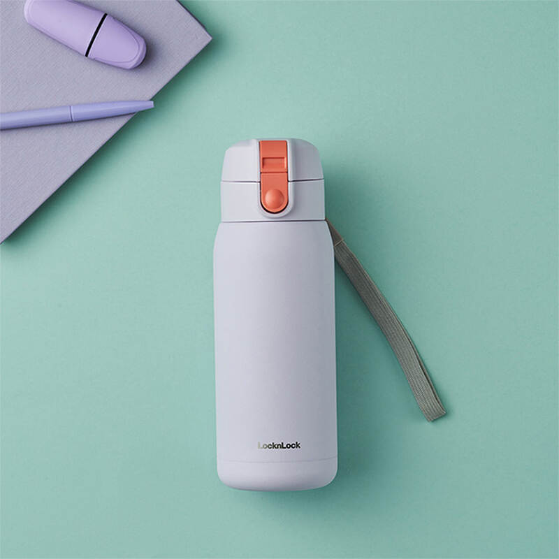 Bình giữ nhiệt LocknLock School fit cotton candy 370ml - 4 Màu (Màu xanh da trời, Màu xanh mint, Màu hồng, Màu tím) - LHC3233 image number null