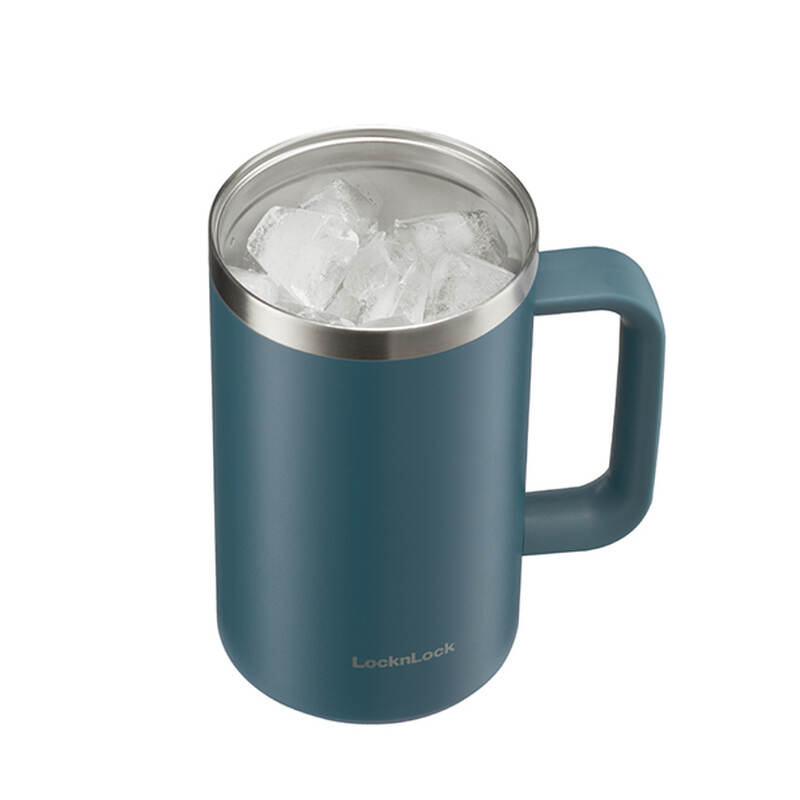 Ca Nước Giữ Nhiệt LocknLock Flat Table Mug 730ml - 3 màu (Xanh Cổ Vịt, Tím, Vàng) - LHC4320 image number null