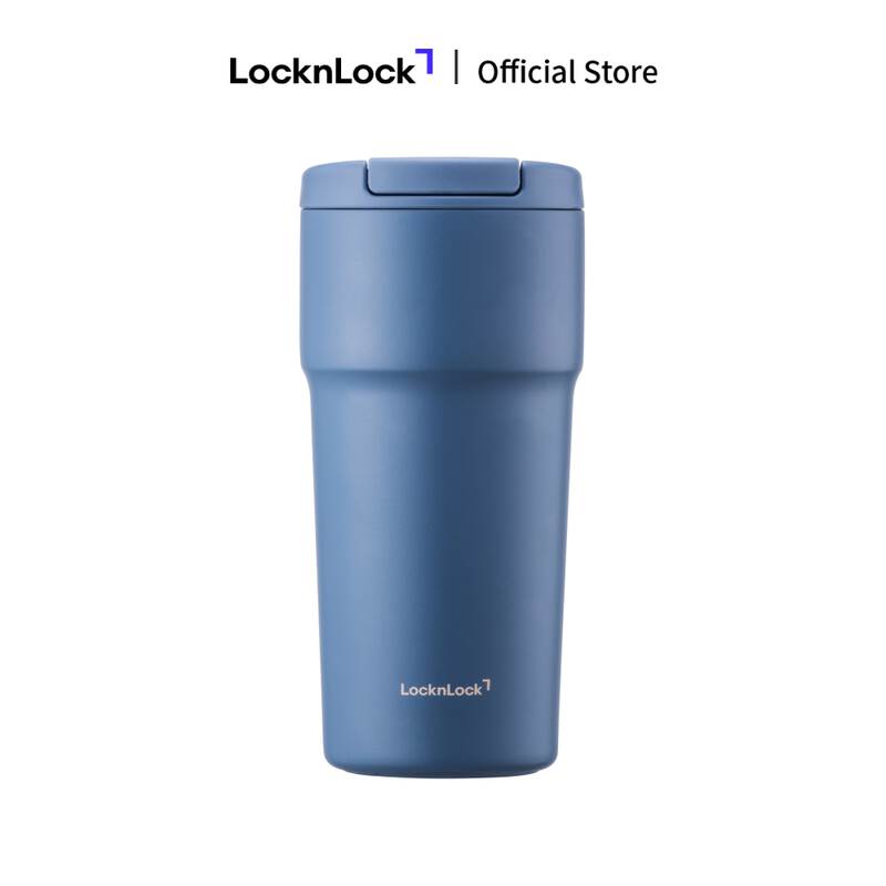 B&igrave;nh giữ nhiệt LocknLock One-touch Ceramic Tumbler LHC4130 th&eacute;p kh&ocirc;ng g&igrave; SUS304 phủ sứ b&ecirc;n trong 550ml - 4 m&agrave;u image number null