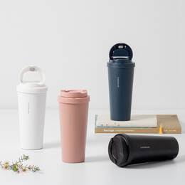 [Áp voucher 10% cho đơn từ 499k] Bình Giữ Nhiệt LocknLock Energetic Tumbler 550ml - 4 màu (Đen, Xanh Navy, Hồng, Trắng) - LHC3249