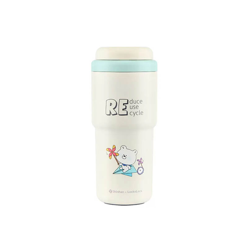 Bình Giữ Nhiệt LocknLock Daily Macaron Tumbler 480Ml - 6 Màu (Xanh, Tím, Hồng, Vàng, Ngà SH1, Ngà SH2) LHC3292 image number null