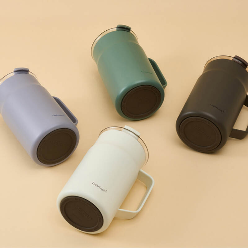 Ca giữ nhiệt LocknLock Metro Ceramic Mug 600ml bằng th&eacute;p kh&ocirc;ng gỉ phủ sứ - 4 M&agrave;u_ LHC4282_C image number null