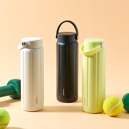 Bình giữ nhiệt LocknLock SLO ultralight tumbler LHC4427 siêu nhẹ dung tích 630ml thép không gỉ 304 có quai xách - 3 màu