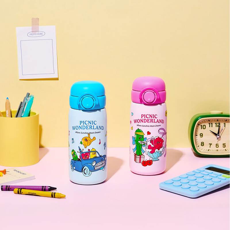 B&igrave;nh giữ nhiệt LocknLock Balloon Friends School Fit Tumbler dung t&iacute;ch 380ml - 2 M&agrave;u - LHC3384 image number null