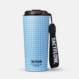 B&igrave;nh giữ nhiệt Ceramic TACTFLOW &ndash; 650ml &ndash; Caro xanh da trời &ndash; TFB510SKYBLUCHK