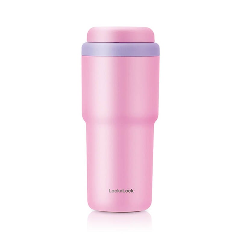 Bình Giữ Nhiệt LocknLock Daily Macaron Tumbler 480Ml - 6 Màu (Xanh, Tím, Hồng, Vàng, Ngà SH1, Ngà SH2) LHC3292 image number null