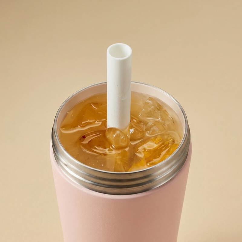 B&igrave;nh giữ nhiệt phủ sứ LocknLock k&egrave;m ống h&uacute;t tr&acirc;n ch&acirc;u dung t&iacute;ch 720ml - 3 M&agrave;u - LHC4369 image number null