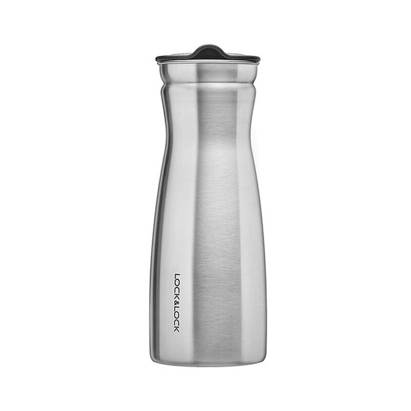 Bình Nước Bằng Thép Không Gỉ LocknLock, Dung Tích 1, 1 Lít - Màu Bạc - LHC7014, , large image number null