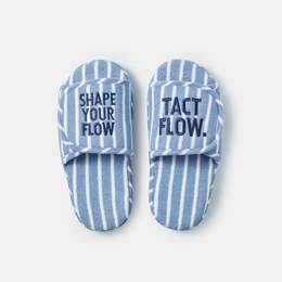 D&eacute;p đi trong nh&agrave; TACTFLOW (Size S/M) &ndash; Sọc xanh sương &ndash; TFH307FOGBLUEST,TFH308FOGBLUEST