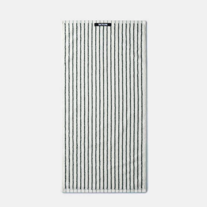 Bộ khăn TACTFLOW 3 chiếc &ndash; Sọc xanh l&aacute; đậm &ndash; TFH105DEEPGREENST, , large image number null