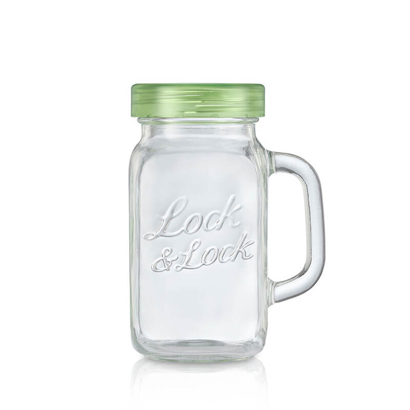 Ly Thủy Tinh LocknLock 630Ml - 3 M&agrave;u (Xanh L&aacute;, Hồng, V&agrave;ng) - LLG002 image number null