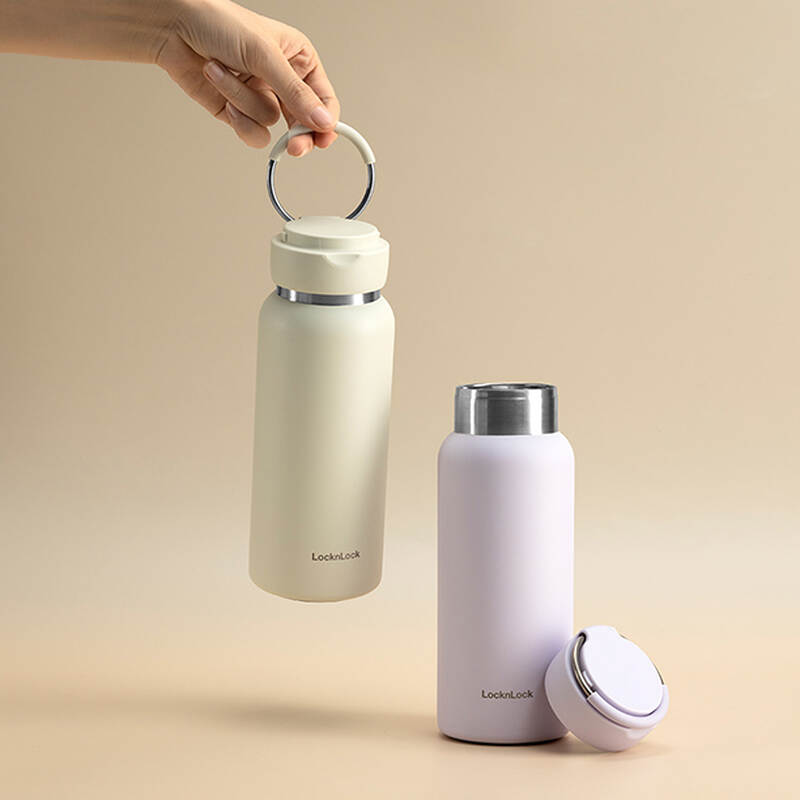 Bình Giữ Nhiệt LocknLock Sling Ring Tumbler 650Ml - 3 Màu (Ngà, Tím Nhạt, Mint) - LHC4321 image number null