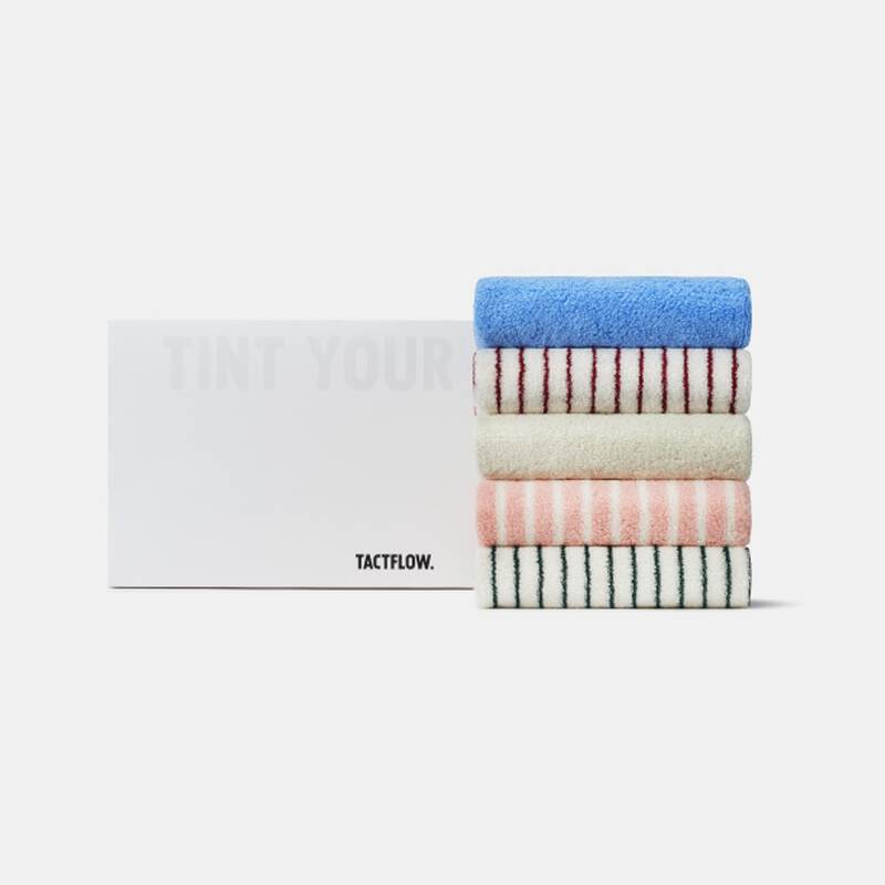 Bộ khăn TACTFLOW 5 chiếc &ndash; Phối m&agrave;u &ndash; TFH112FIVECOLORMIX, , large image number null