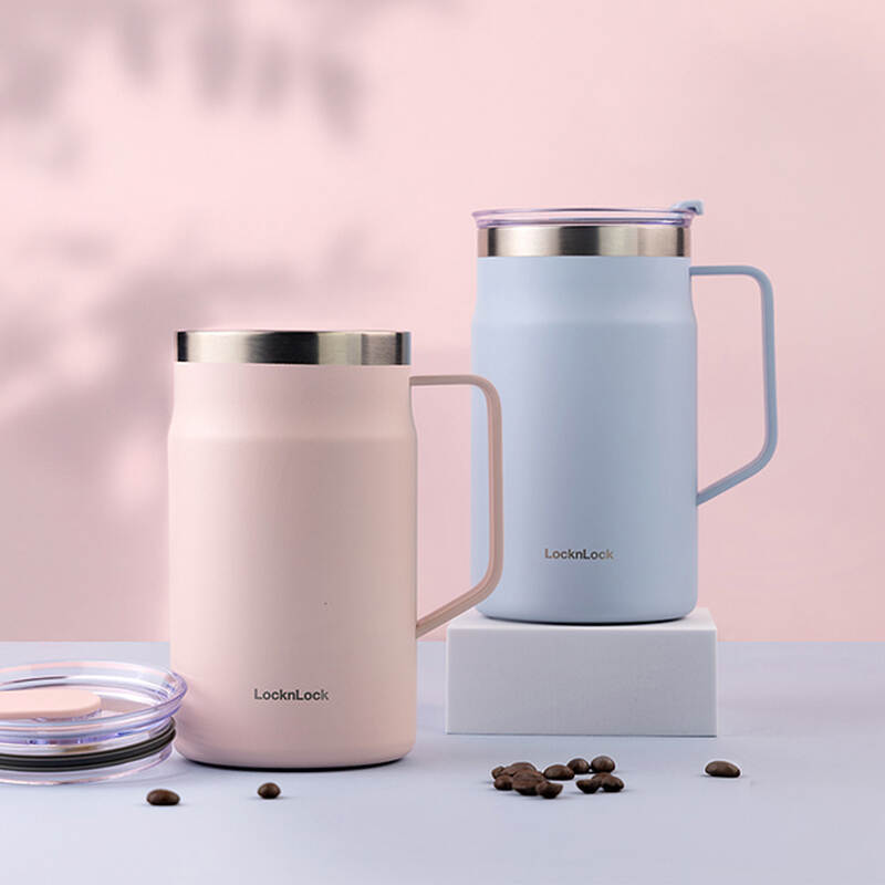 Ca Nước Giữ Nhiệt LocknLock Metro Table Mug 600Ml - 2 Màu (Hồng, Xanh Da Trời) - LHC4282 image number null