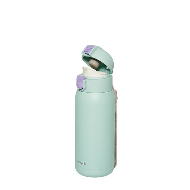 Bình giữ nhiệt LocknLock School fit cotton candy 370ml - 4 Màu (Màu xanh da trời, Màu xanh mint, Màu hồng, Màu tím) - LHC3233 image number null