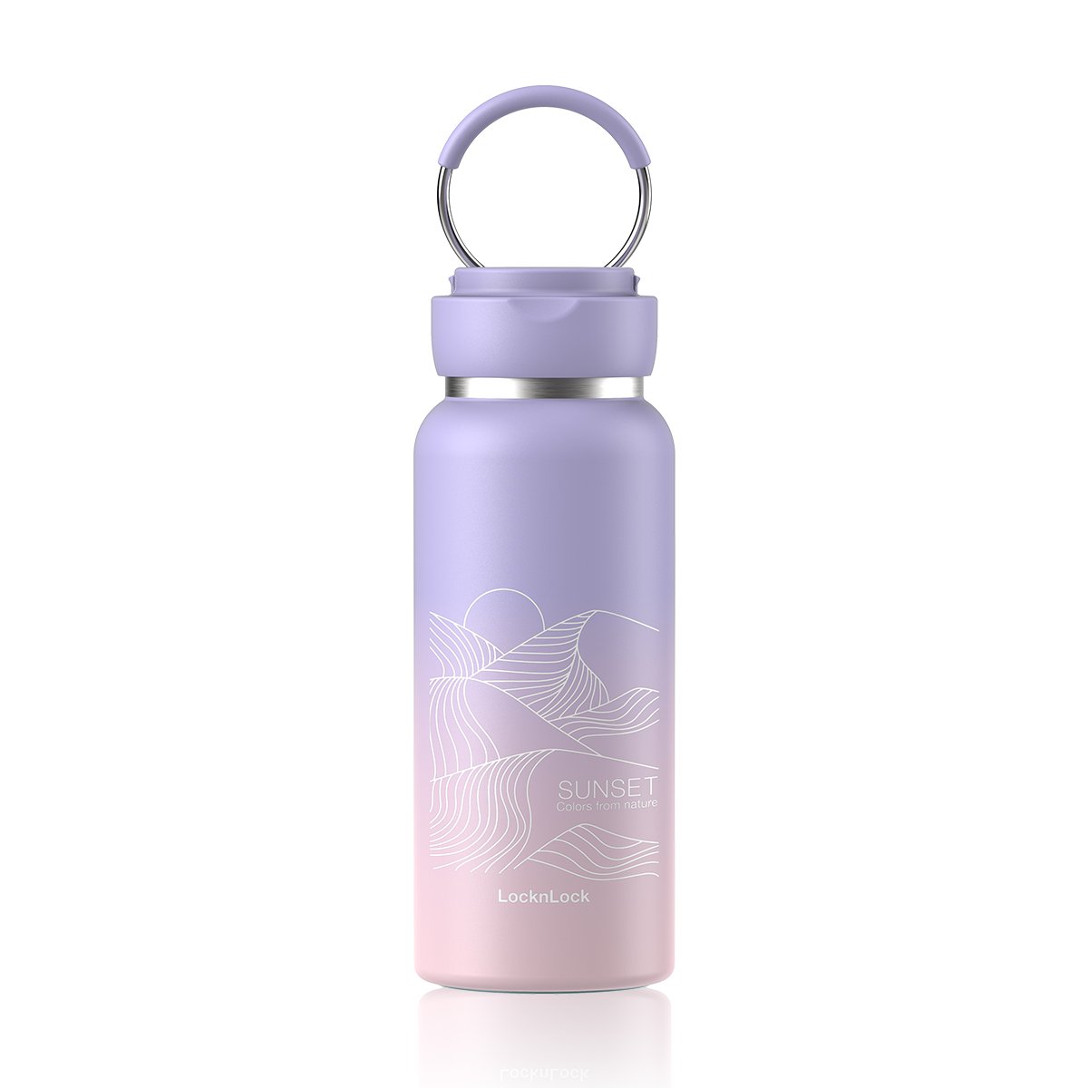 Bình giữ nhiệt LocknLock Sling Ring Nature Tumbler 650ml - 3 Màu (Sunrise, Sunset, Ocean)- LHC4321, , large image number 4