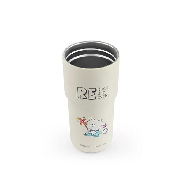 Bình Giữ Nhiệt LocknLock Daily Macaron Tumbler 480Ml - 6 Màu (Xanh, Tím, Hồng, Vàng, Ngà SH1, Ngà SH2) LHC3292, , large image number 14