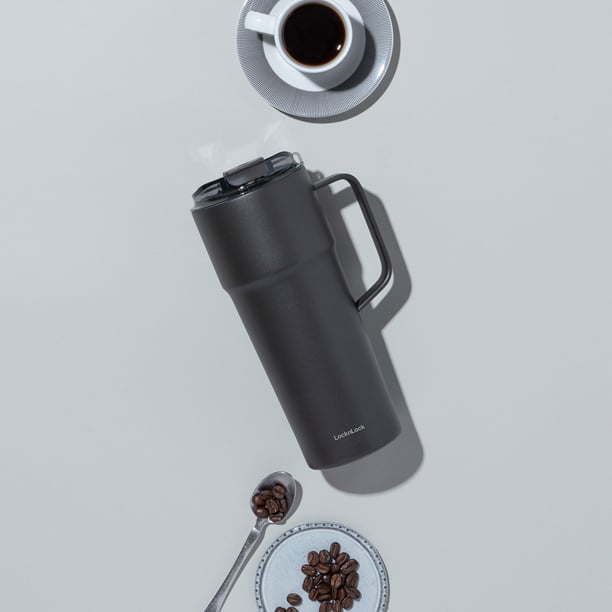 Bình giữ nhiệt LocknLock Metro Cafe HandleTumbler dung tích 750ml bằng thép không gỉ phủ sứ 4 màu - LHC4418, , large image number 2