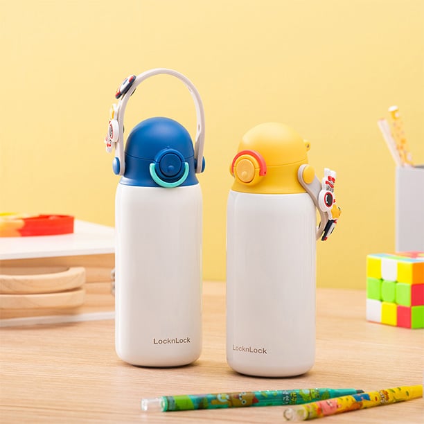 Bình Giữ Nhiệt LocknLock DIY Strap Tumbler 350ml - 2 màu (Xanh, Vàng) - LHC3283, , large image number 1
