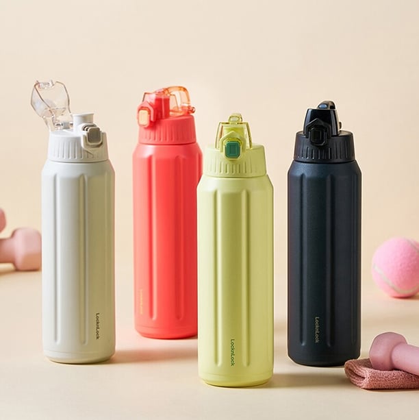 Bình Giữ Nhiệt LocknLock Slo Light Tumbler 600Ml - 4 Màu (Đen, Trắng, Vàng, Hồng) - LHC3335