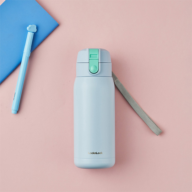 Bình giữ nhiệt LocknLock School fit cotton candy 370ml - 4 Màu (Màu xanh da trời, Màu xanh mint, Màu hồng, Màu tím) - LHC3233, , large image number 5