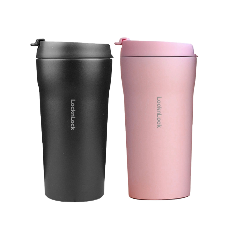 Ly giữ nhiệt LocknLock Basic Tumbler 370ml 2 Màu (Đen, Hồng) - LHC4318, , large image number 1