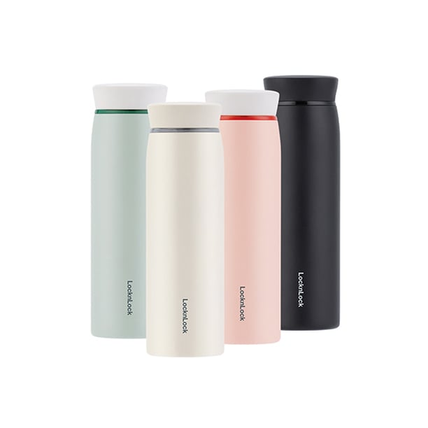 Bình Giữ Nhiệt LocknLock Feather Light Ring 460Ml - 4 Màu (Ngà, Mint, Hồng, Đen) - LHC4244, , large image number 4